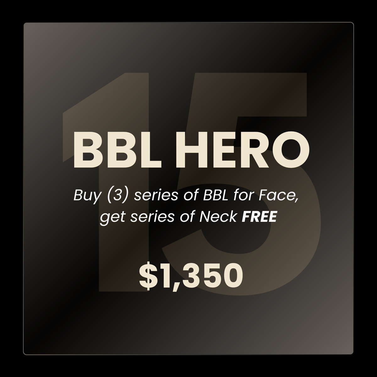 Buy (3) series of BBL for Face, Get (3) series of Neck for FREE 