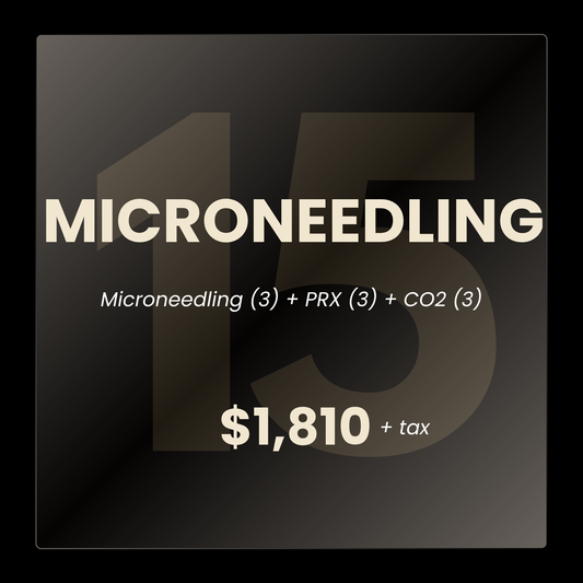 (3) Microneedling + (3) PRX + (3) CO2